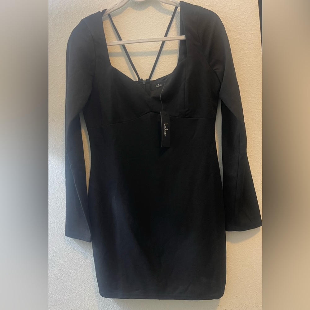 Lulu’s Black Long Sleeved dress. New w/tag. Women’s Size XL